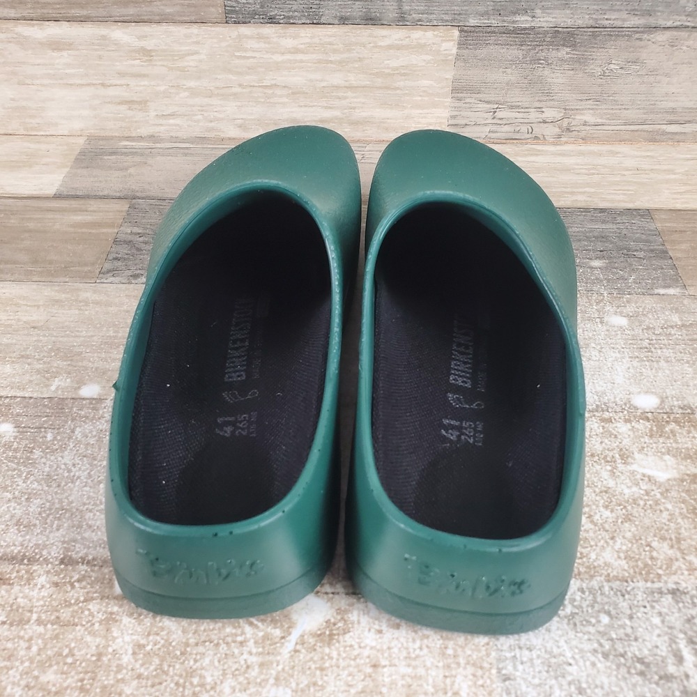 Birkenstock Super-Birki Clogs Mens 8 Womens 10 Walking Shoes Green Slip On - Picture 3 of 11